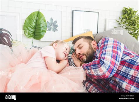 voyeur daughter|Father and daughter sleeping together in bedroom .